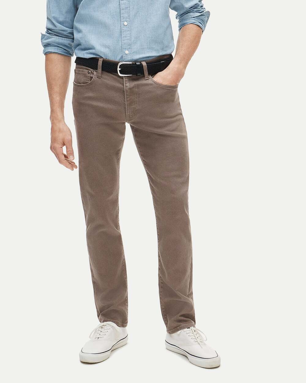 J.Crew Mens 770™ Straight-fit Bergen five-pocket pant Canvas 34/30